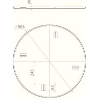 Диск затирочный Impulse D1000