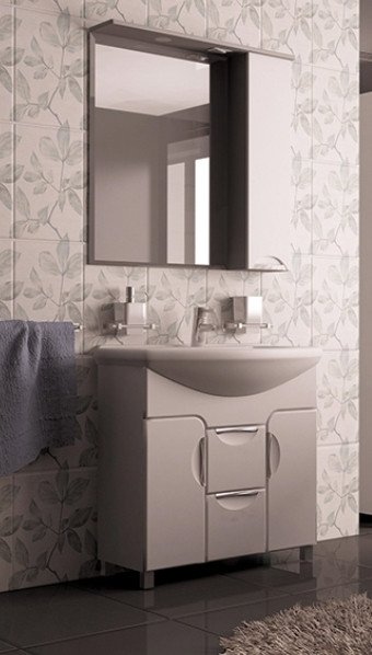 

Mixline Тумба с умывальником Кассиопея 75 529563 + Элеганс 75