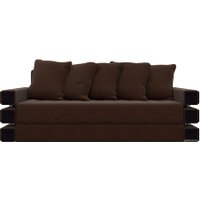 Диван Лига диванов Венеция 27966 (микровельвет, коричневый)