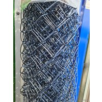 Строительная сетка Сетка-рабица в ПВХ 55х55 2.4мм 1.5x10м (синий)