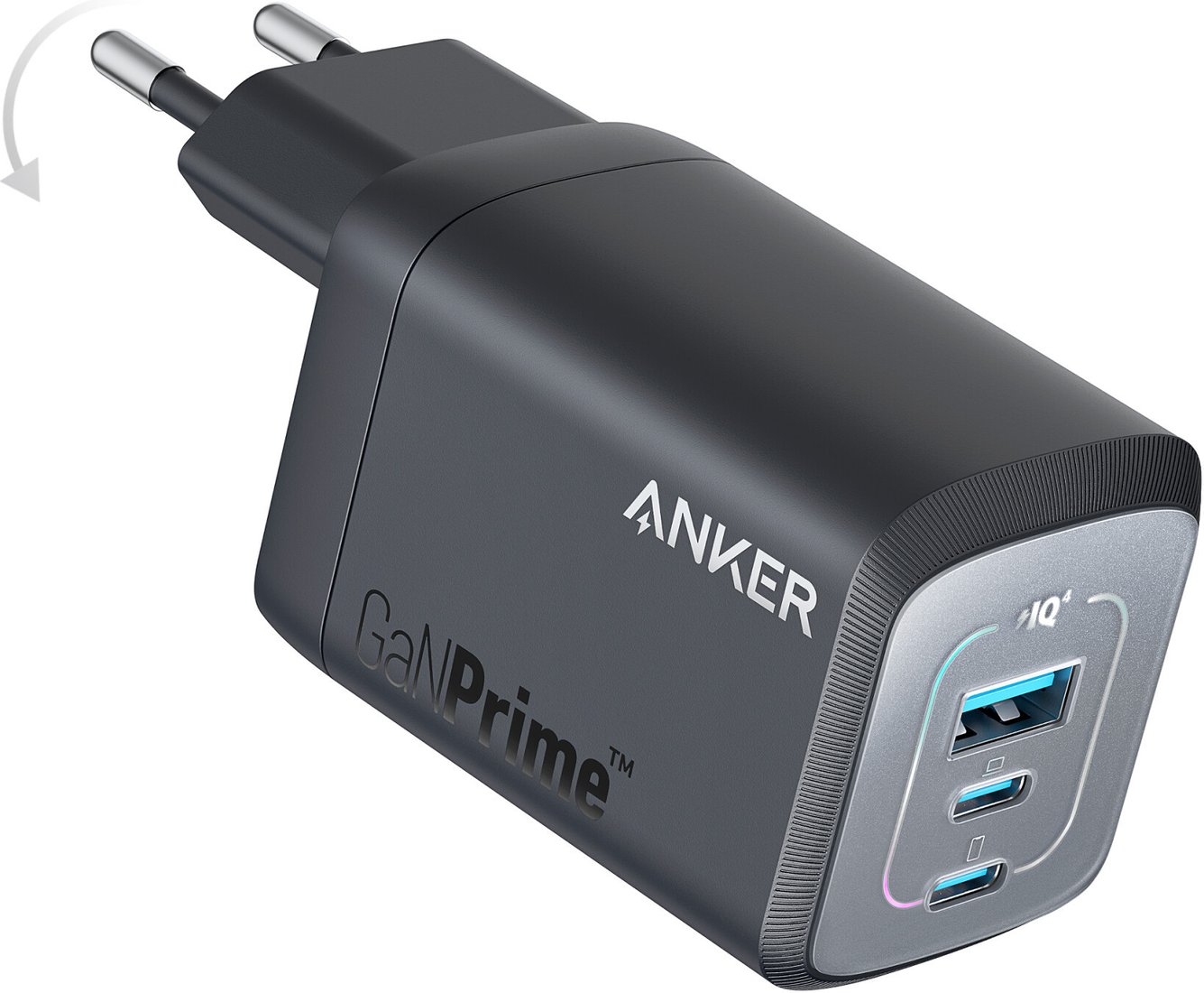 Сетевое зарядное Anker GaNPrime A2669 67W GaN Wall Charger (черный)