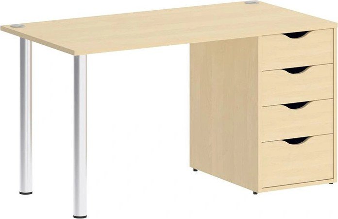 

Стол Riva Home Office VR.SP-3-138.4 Silver (клен)
