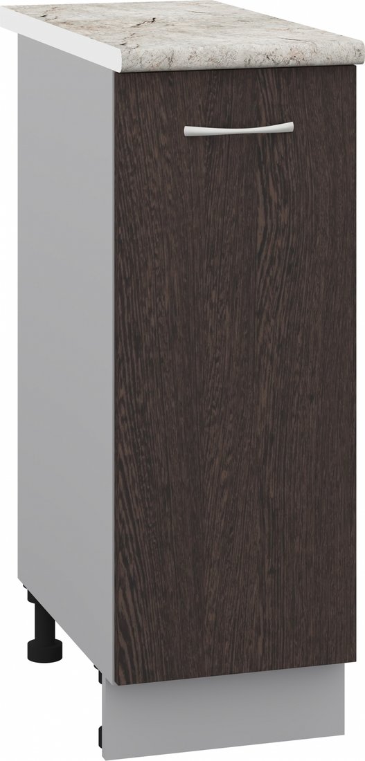 

Шкаф напольный Кортекс-мебель Корнелия Лира НШ30р (венге/марсель)