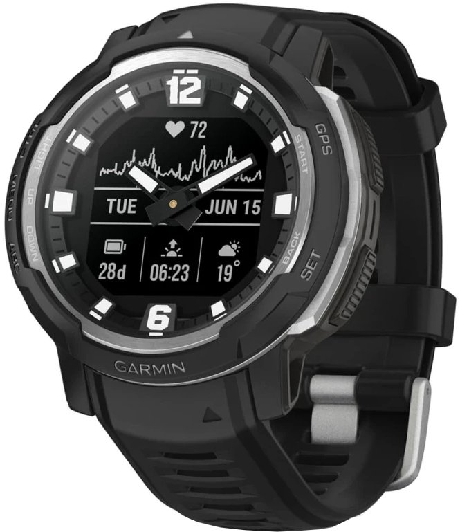 

Умные часы Garmin Instinct Crossover (черный)