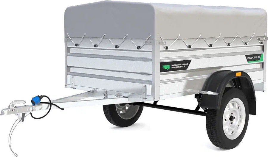 

Одноосный прицеп Титан 2213-05 (2.2х1.3 борт 50см, тент 300)