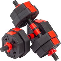 Набор гантелей с грифом для штанги VictoryFit VF-DН100 2x5 кг