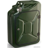 Подарочный набор Экспедиция Канистра - бар 20 л (зеленый, кожа)