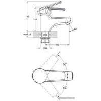 Смеситель Solone SIT1-A182 (хром)
