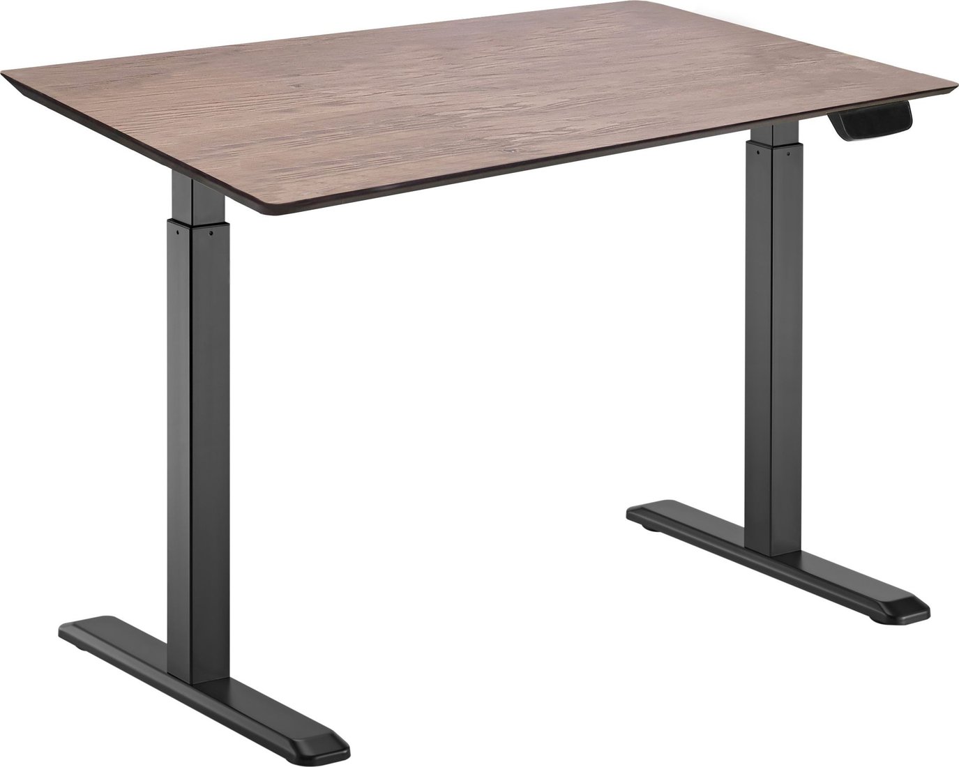 

Стол для работы стоя ErgoSmart Wooden Electric Desk Prime 1300х750х27 мм (скошенный край, дуб мореный/черный)
