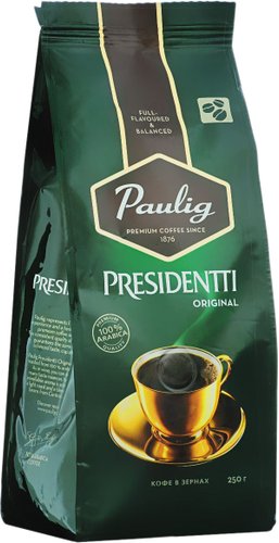 Кофе Paulig Presidentti Original в зернах 250 г