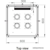 Шкаф телекоммуникационный Lande DYNAmic Basic LN-DB42U6060-BL-F 19" 42U