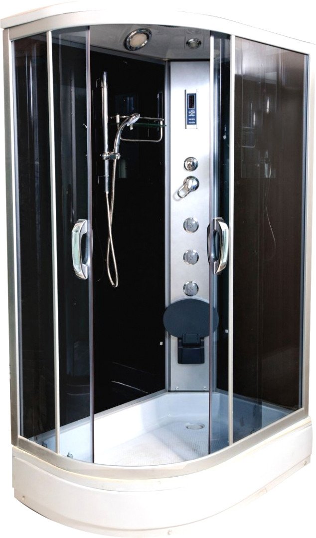 

Душевая кабина Водный мир ВМ-8814 R 80x120 (черный/тонированное стекло)
