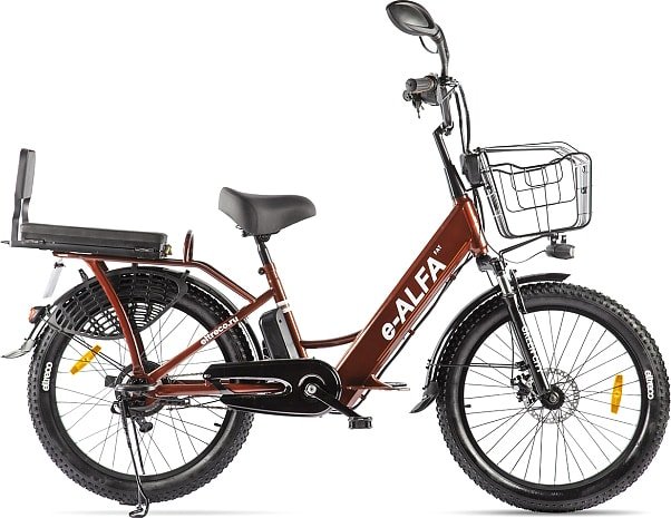 

Электровелосипед Eltreco Green City E-Alfa Fat (коричневый)