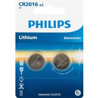 Батарейка Philips CR2016P2 (2 шт)