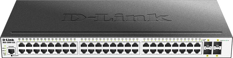 

Управляемый коммутатор 2-го уровня D-Link DGS-3000-52L/B1A