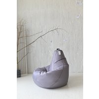 Кресло-мешок Mio Tesoro Груша XXL GF-130x85-S (серебро)