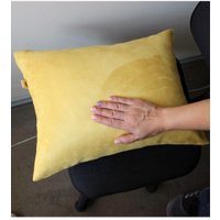 Чехол на подушку Matex Alcantara 38-177 (горчичный)