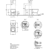 Унитаз напольный Keramag Silk [F203600000 + 227630000 + 572620000]
