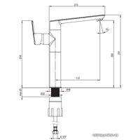 Смеситель Deante Arnika Titanium BQA D21K