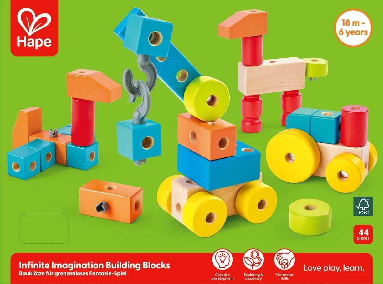 

Конструктор Hape Учусь строить Бесконечное воображение E0519_HP