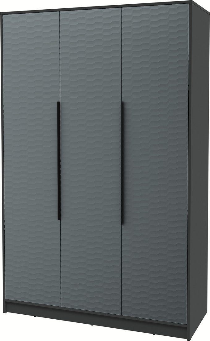 Шкаф распашной Интерлиния Концепт Зодиак КТ-Ш3 (антрацит/серый)