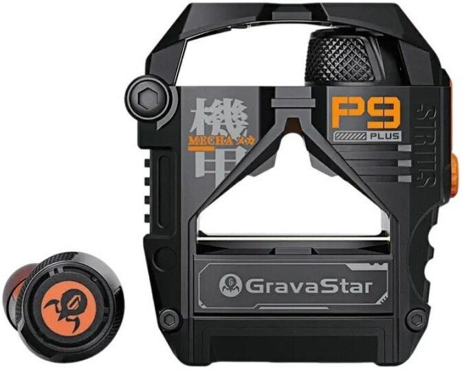 Наушники Gravastar Sirius P9 Plus (черный/оранжевый)
