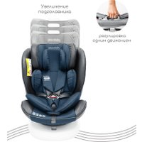 Детское автокресло Amarobaby Champion Isofix AMARO-2008CH-Se/Si (серый/синий)