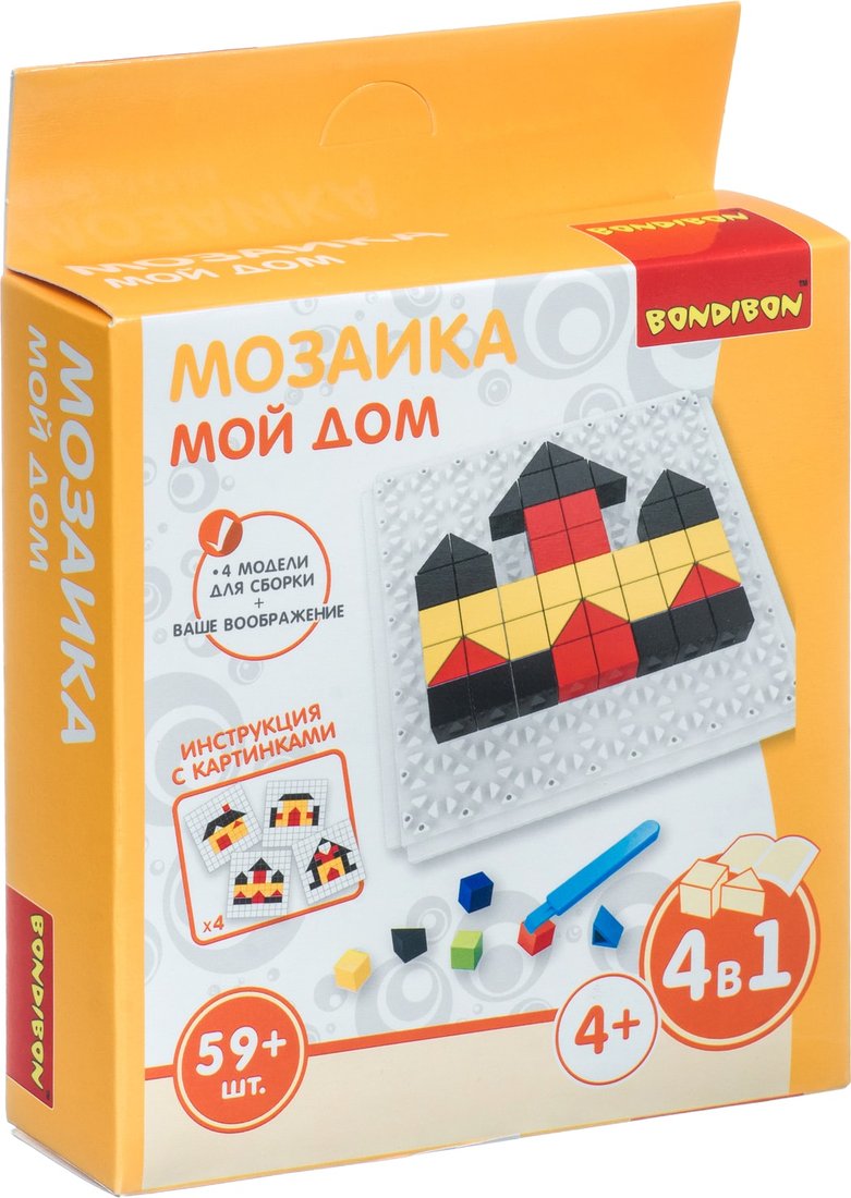 

Мозаика/пазл Bondibon Мой дом ВВ4423