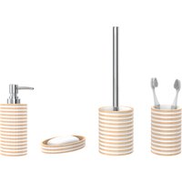 Аксессуары для ванной и туалета FORA Spiral (4 предмета)