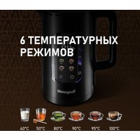 Электрический чайник Weissgauff WK 1500 Db Touch BodyCool