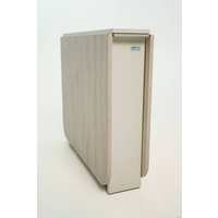 Стол-книга Stoloff Мечта 1600x850 (белый/сосна лофт, опоры складные, углы закругленные с роликами и ручками)