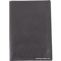 Обложка для паспорта Poshete 604-117LG-TYL (серый)