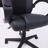 Офисное кресло AksHome Fan (черный)