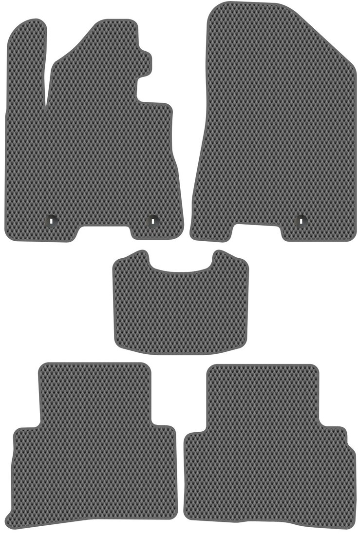 

Комплект ковриков для авто Alicosta Kia Sportage IV (suv / QL) 2018 - 2021 (серый, ромб)