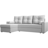 Угловой диван Лига диванов Верона лайт левый (экокожа белый) в Витебске