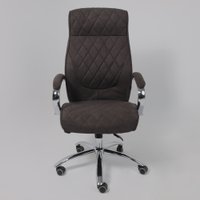 Офисное кресло AksHome Star (ткань/темно-коричневый)