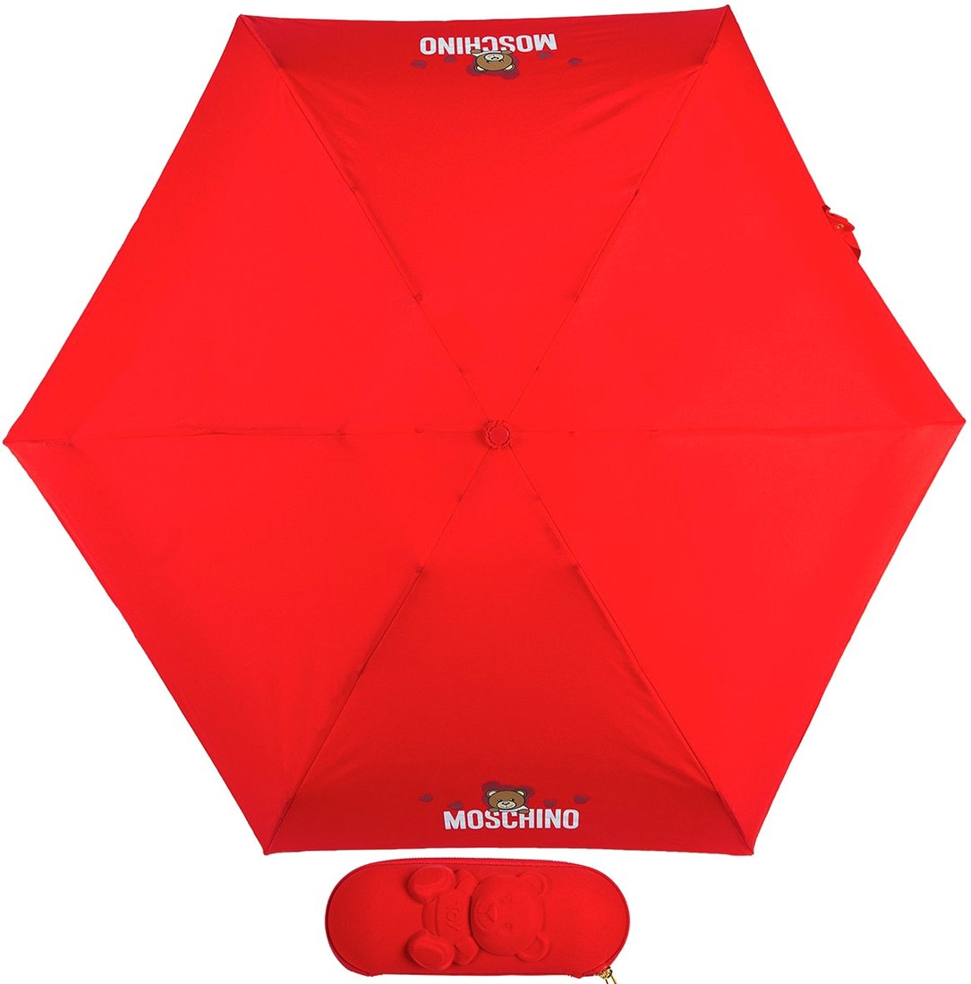 

Складной зонт Moschino 8042-superminiC Shadow Bear Red