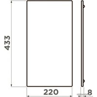 Разделочная доска на мойку Omoikiri CB-SINTESI-M WD
