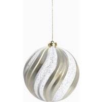 Елочная игрушка Зимнее волшебство Праздничное ассорти 1305764 (3шт, белый/золото)