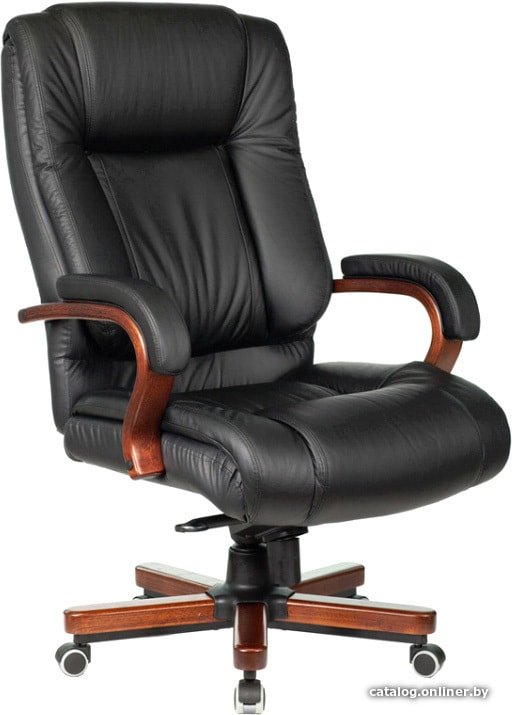 Офисное кресло Бюрократ T-9925WALNUT (черный)