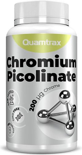 Витамины, минералы Quamtrax Nutrition Пиколинат хрома/Chromium picolinate (100 таблеток)