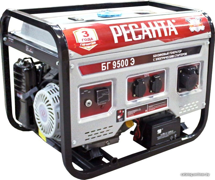 Бензиновый генератор Ресанта БГ 9500 Э