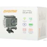 Экшен-камера Digma DiCam 82C (серый)