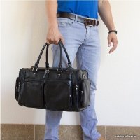 Дорожная сумка Carlo Gattini Classico Bufaloro 4012-01 (черный)