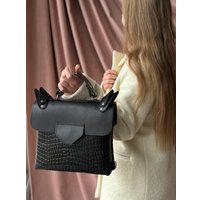 Женская сумка Killtoday Beatrix (черный камень/гладкий)