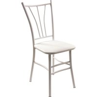 Стул ВВР Трилогия (белый крокодил/белый, экокожа)