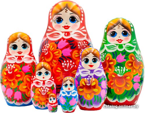 Развивающая игра Брестская Фабрика Сувениров Классическая с лилиями и колокольчиками (набор 7 шт)