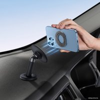 Накладка-держатель Baseus Halo Series Foldable Metal Ring Stand (темно-серый)