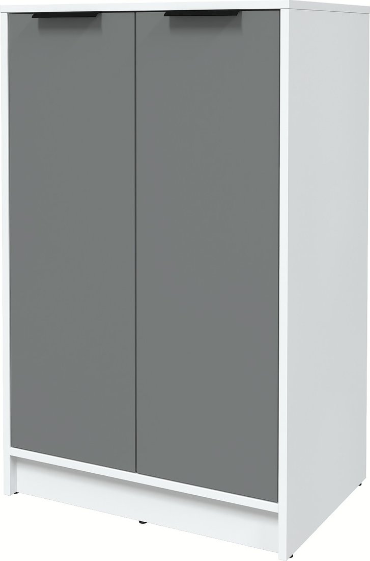 

Тумба Интерлиния Концепт КТ-Т64 Глосс (белый платинум/серый)