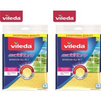 Салфетка хозяйственная Vileda Актифайбр для окон 2 уп